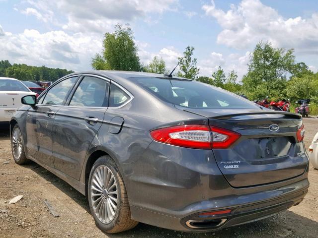 3FA6P0K98FR168436 - 2015 FORD FUSION TIT CHARCOAL photo 3