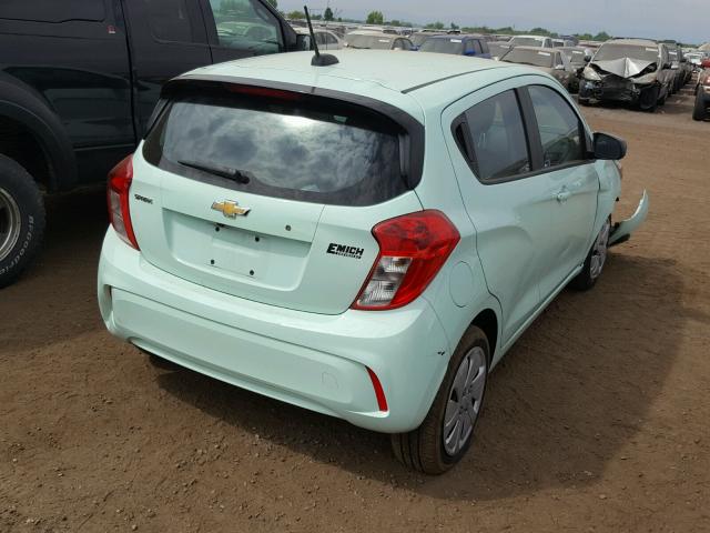 KL8CB6SA5HC739898 - 2017 CHEVROLET SPARK LS GREEN photo 4