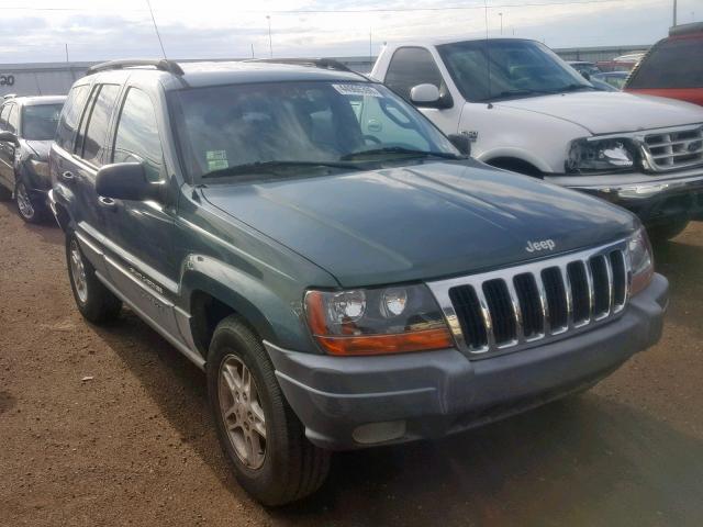 1J4GX48S72C226717 - 2002 JEEP GRAND CHER GREEN photo 1