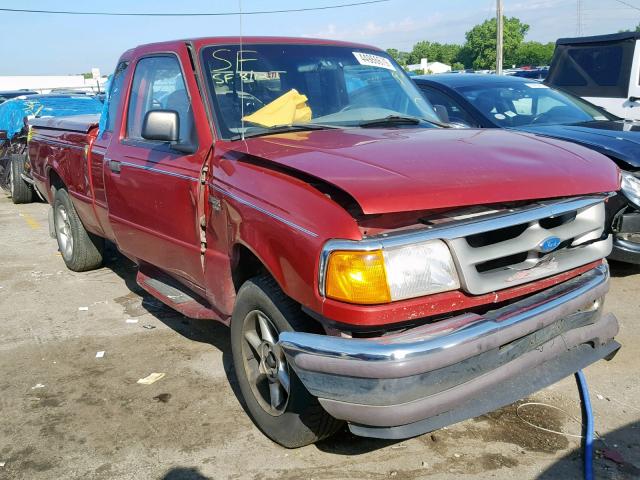 1FTCR14X1VPA09207 - 1997 FORD RANGER SUP MAROON photo 1