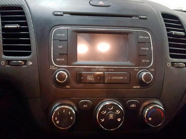 KNAFX4A84E5054877 - 2014 KIA FORTE EX BLUE photo 9