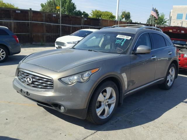 JN8AS1MW7BM141487 - 2011 INFINITI FX35 GRAY photo 2