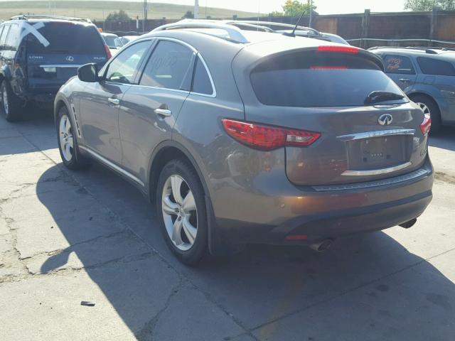 JN8AS1MW7BM141487 - 2011 INFINITI FX35 GRAY photo 3