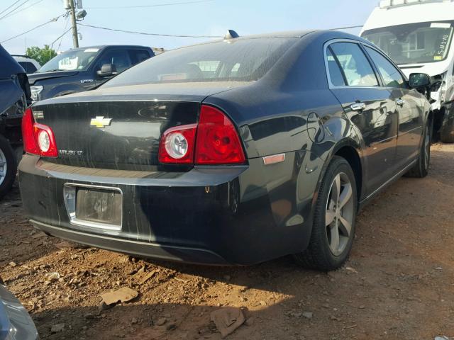 1G1ZC5E03CF280172 - 2012 CHEVROLET MALIBU 1LT BLACK photo 4