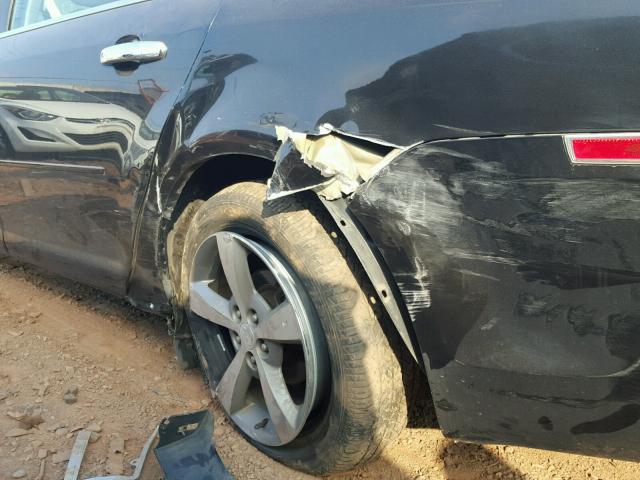 1G1ZC5E03CF280172 - 2012 CHEVROLET MALIBU 1LT BLACK photo 9