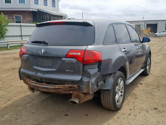 2HNYD28247H502664 - 2007 ACURA MDX GRAY photo 4