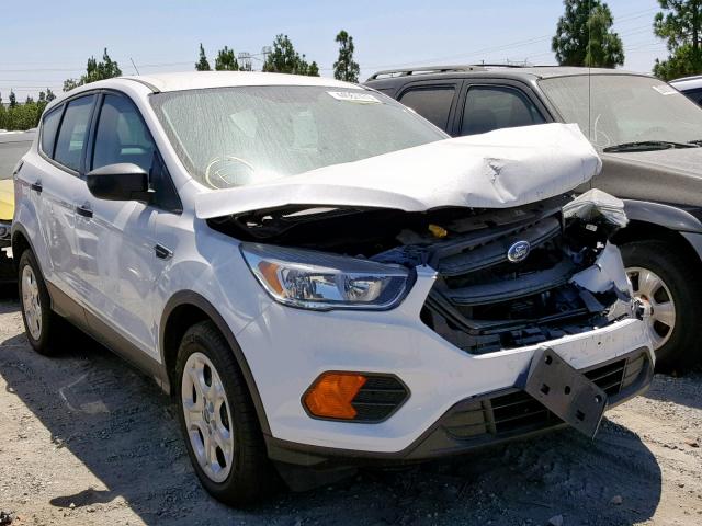 1FMCU0F71HUB05197 - 2017 FORD ESCAPE S WHITE photo 1