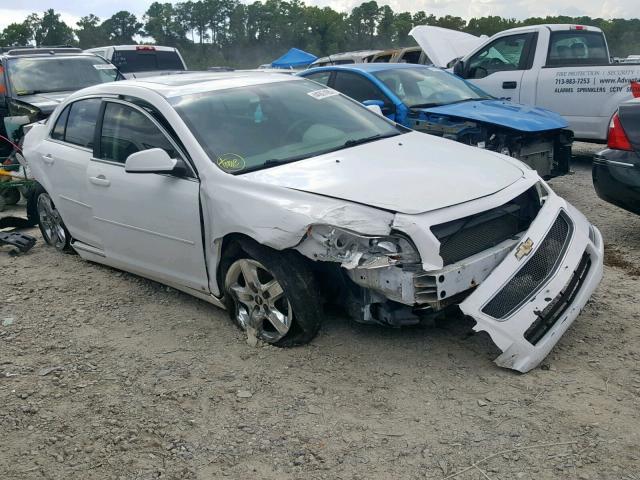 1G1ZC5EB3A4110582 - 2010 CHEVROLET MALIBU 1LT WHITE photo 1