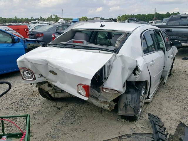 1G1ZC5EB3A4110582 - 2010 CHEVROLET MALIBU 1LT WHITE photo 4