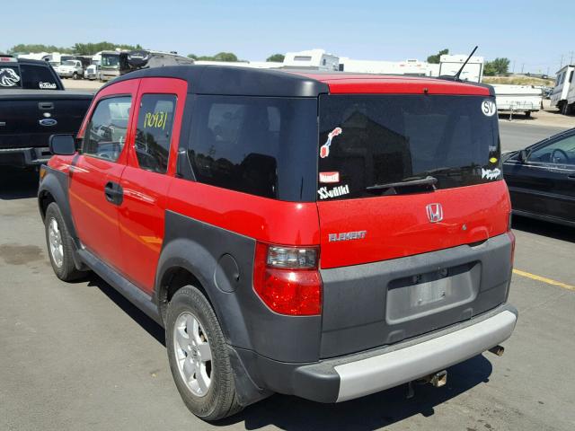 5J6YH28615L030737 - 2005 HONDA ELEMENT EX RED photo 3