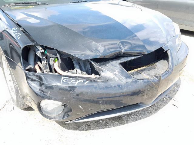 2G2WR524841124934 - 2004 PONTIAC GRAND PRIX BLACK photo 9