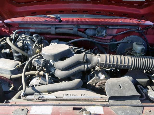 1FMEU15H4TLB67667 - 1996 FORD BRONCO U10 MAROON photo 7