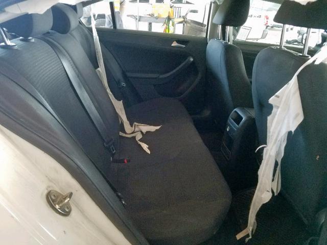 3VW2K7AJ8FM354502 - 2015 VOLKSWAGEN JETTA BASE WHITE photo 6