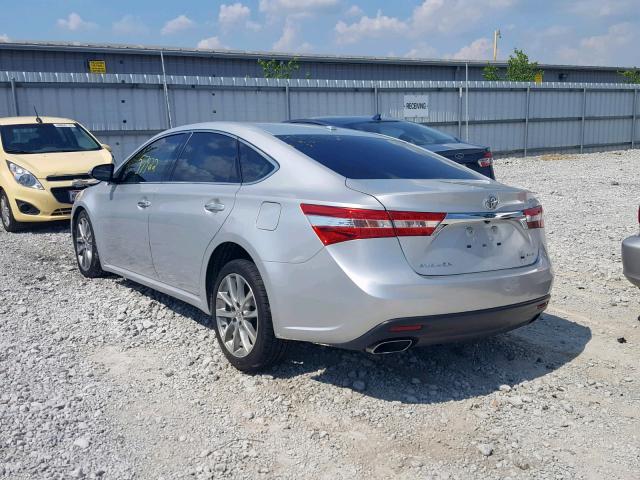 4T1BK1EB6EU101459 - 2014 TOYOTA AVALON BAS SILVER photo 3