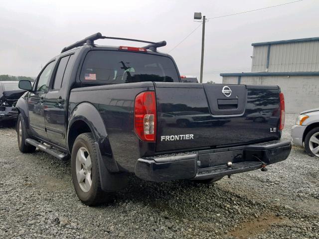 1N6AD07U18C443489 - 2008 NISSAN FRONTIER C BLACK photo 3