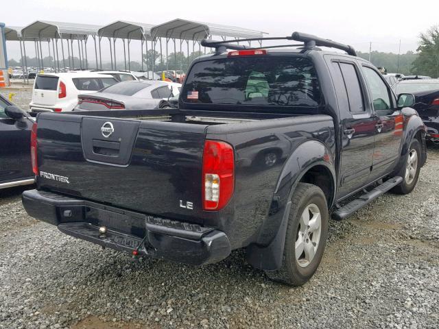 1N6AD07U18C443489 - 2008 NISSAN FRONTIER C BLACK photo 4