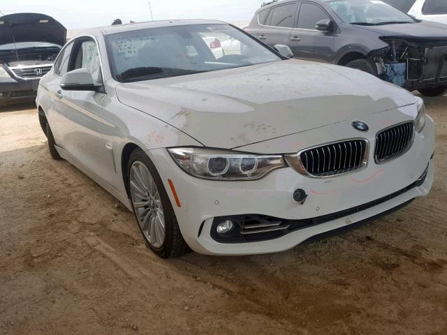 WBA3R1C58EK190588 - 2014 BMW 435 I WHITE photo 1