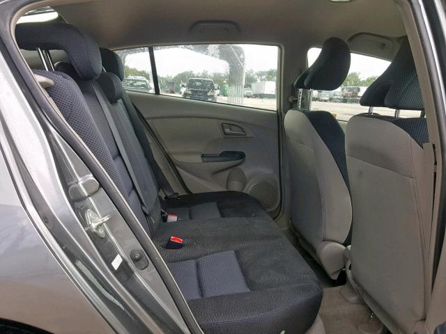 JHMZE2H59AS001138 - 2010 HONDA INSIGHT LX GRAY photo 6