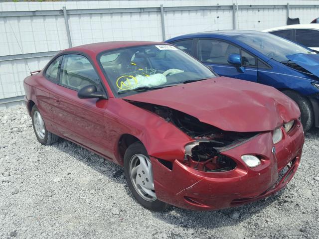 3FAKP1139YR171365 - 2000 FORD ESCORT ZX2 RED photo 1