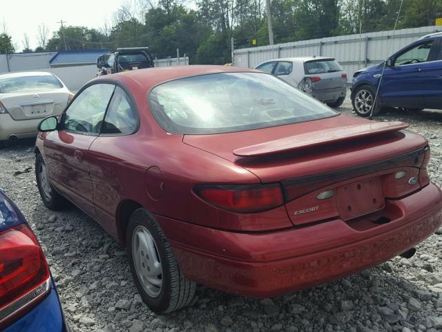3FAKP1139YR171365 - 2000 FORD ESCORT ZX2 RED photo 3