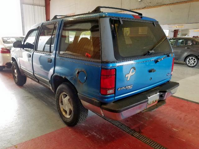 1FMDU34X5RUE71139 - 1994 FORD EXPLORER BLUE photo 3