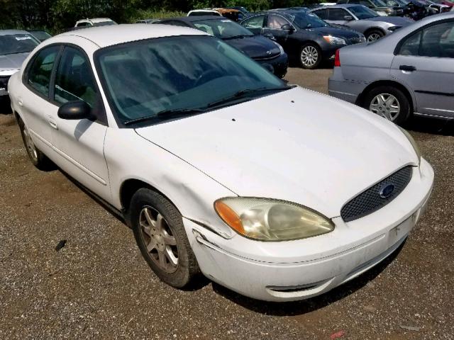 1FAFP52U74G107424 - 2004 FORD TAURUS LX WHITE photo 1