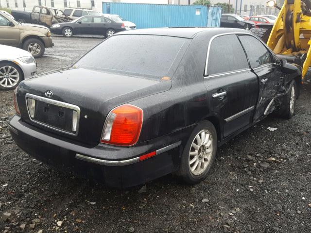 KMHFU45E24A334424 - 2004 HYUNDAI XG 350 BLACK photo 4