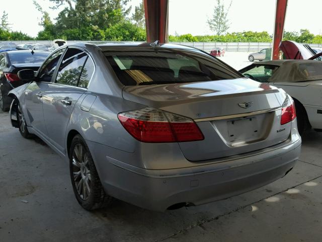 KMHGC46E39U058086 - 2009 HYUNDAI GENESIS 3. GRAY photo 3