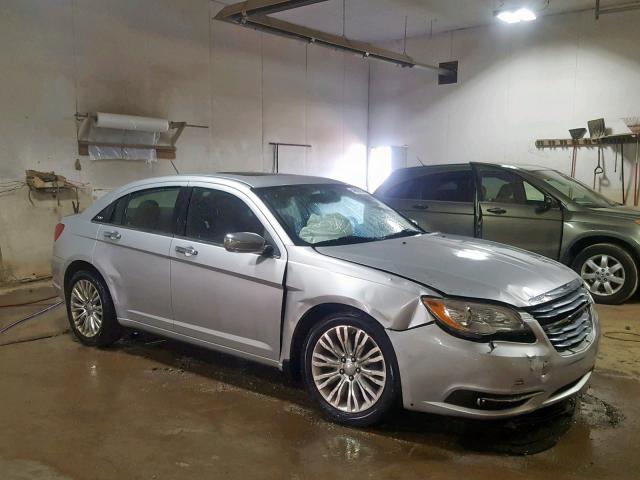 1C3BC2FG9BN571805 - 2011 CHRYSLER 200 LIMITE SILVER photo 1