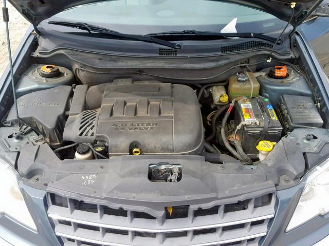 2A8GM68XX7R300628 - 2007 CHRYSLER PACIFICA T GREEN photo 7