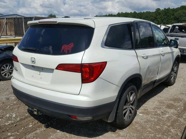 5FNYF5H58GB044905 - 2016 HONDA PILOT EXL WHITE photo 4