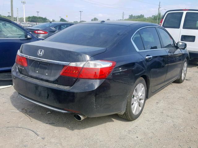 1HGCR2F85EA244676 - 2014 HONDA ACCORD EXL BLACK photo 4