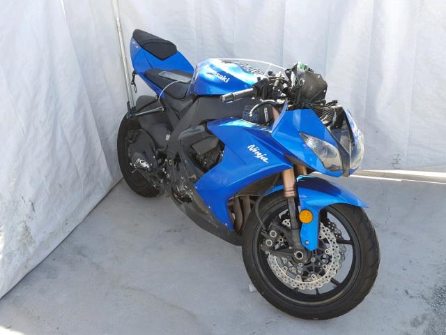 JKAZXCE118A003494 - 2008 KAWASAKI ZX1000 E BLUE photo 1