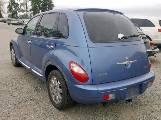 3A8FY68827T620919 - 2007 CHRYSLER PT CRUISER BLUE photo 3