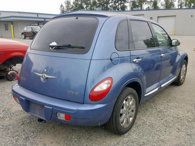 3A8FY68827T620919 - 2007 CHRYSLER PT CRUISER BLUE photo 4