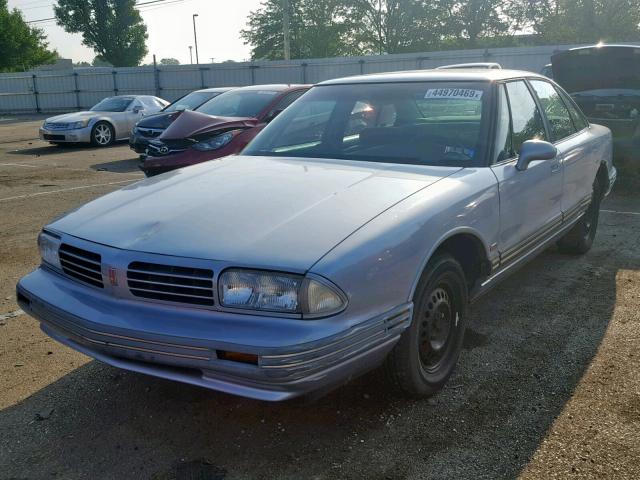 1G3HN52KXSH334203 - 1995 OLDSMOBILE 88 ROYALE BLUE photo 2