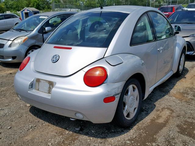 3VWCC21CXYM467151 - 2000 VOLKSWAGEN NEW BEETLE Gümüş foto 4