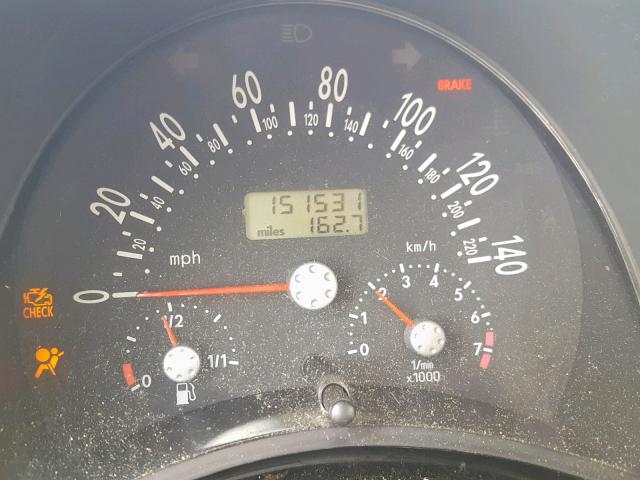 3VWCC21CXYM467151 - 2000 VOLKSWAGEN NEW BEETLE Gümüş foto 8