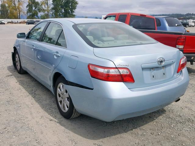 4T1BE46K97U616272 - 2007 TOYOTA CAMRY NEW BLUE photo 3