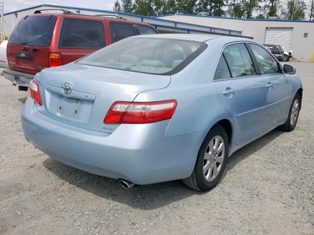 4T1BE46K97U616272 - 2007 TOYOTA CAMRY NEW BLUE photo 4