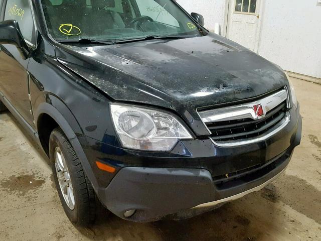 3GSCL33P58S651714 - 2008 SATURN VUE XE BLACK photo 9