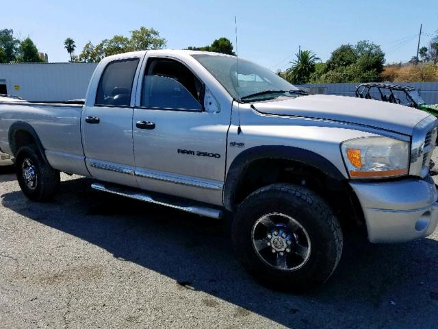 1D7KS28D06J123232 - 2006 DODGE RAM 2500 S ნაცრისფერი ფოტო 1