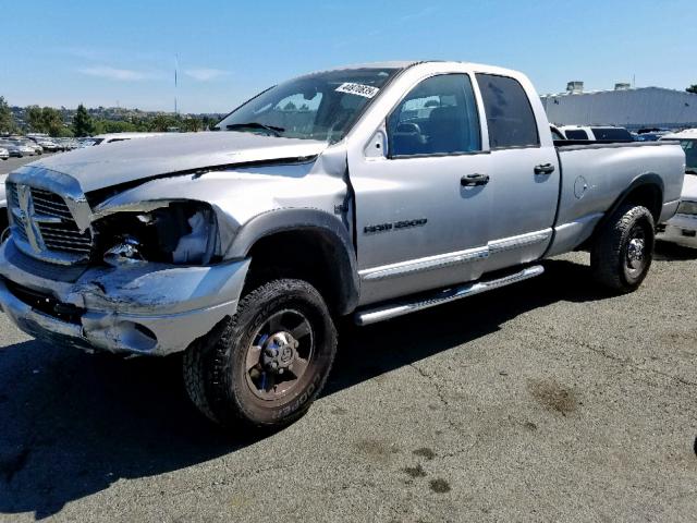 1D7KS28D06J123232 - 2006 DODGE RAM 2500 S GRAY photo 2