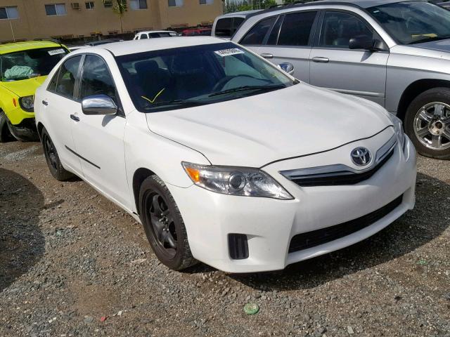 4T1BB3EK3BU142185 - 2011 TOYOTA CAMRY HYBR WHITE photo 1