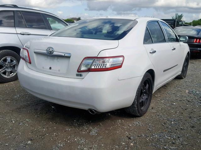 4T1BB3EK3BU142185 - 2011 TOYOTA CAMRY HYBR WHITE photo 4