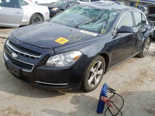 1G1ZC5E12BF168373 - 2011 CHEVROLET MALIBU 1LT 黑色 照片 2