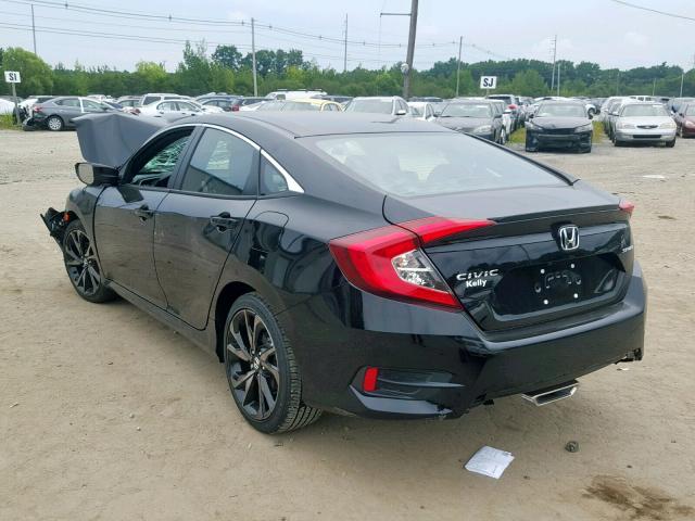 2HGFC2F88KH577479 - 2019 HONDA CIVIC SPOR BLACK photo 3