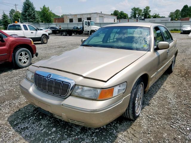 2MEFM74WXXX656156 - 1999 MERCURY GRAND MARQ BEIGE photo 2