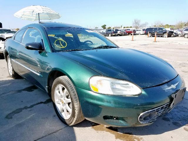 4C3AG42H01E072091 - 2001 CHRYSLER SEBRING LX GREEN photo 1