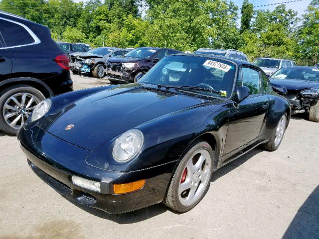 WP0AC2996VS375640 - 1997 PORSCHE 911 TURBO BLACK photo 2